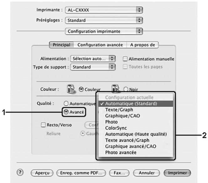 EPSON ACULASER C4200 - Pour les utilisateurs de mac OS x - 1
