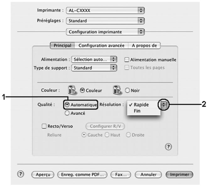 EPSON ACULASER C4200 - Pour les utilisateurs de mac OS x - 1
