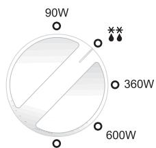 PANASONIC NN-E245WBEPG - Optøning - 1