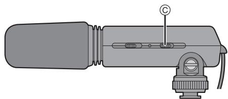 PANASONIC LUMIX DMW-MS1PP - Commutazione dell'interruttore [WIND CUT OFF/ON] - 1