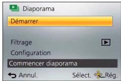 PANASONIC TZ70 - Utilisez ▲▼ pour sélectionner [Démarrer], puis appuyez sur [MENU/SET] - 1