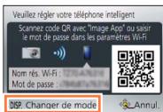 PANASONIC TZ70 - ■Modification de la méthode de connexion - 2