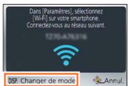 PANASONIC TZ70 - ■Modification de la méthode de connexion - 1