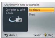 PANASONIC TZ70 - ■Modification de la méthode de connexion - 4