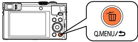 PANASONIC TZ70 - Appuyez sur la touche [图标] pour supprimer l'image affichée - 1