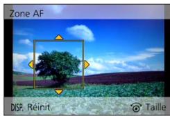 PANASONIC TZ70 - ■Modifier la position et la taille de la zone AF ([Régler zone map]) - 2