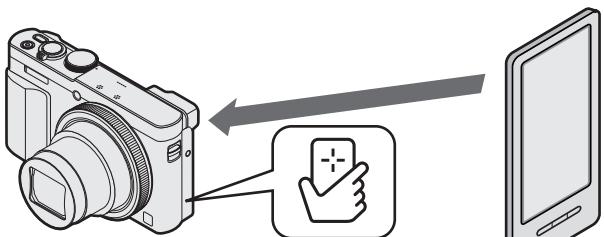 PANASONIC TZ70 - Approchez le téléphone intelligent de [💡] sur cet appareil - 1