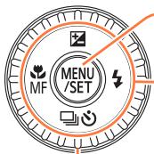 PANASONIC TZ70 - Touche [MENU/SET] / Touche de curseur / Molette de contrôle - 1
