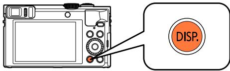 PANASONIC TZ70 - Appuyez sur la touche [DISP.] pour modifier l'affichage - 1