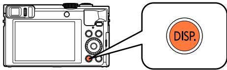 PANASONIC TZ70 - Appuyez sur la touche [DISP.] pour permuter l'affichage - 1