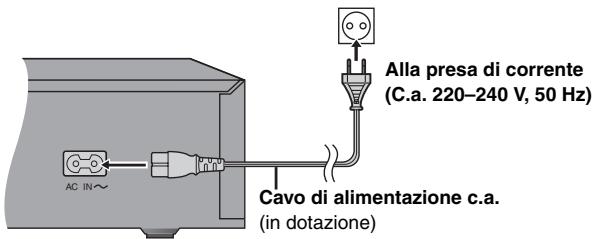 PANASONIC DVD-S47EG - ■ Collegare il cavo di alimentazione c.a. per ultimo - 1