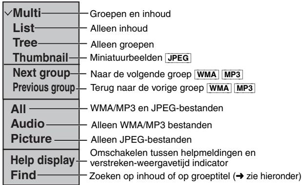 PANASONIC DVD-S47EG - Druk op [DISPLAY] terwijl het menu wordengetoond. - 1