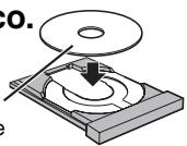 PANASONIC DVD-S47EG - Caricare il disco. - 1