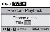 PANASONIC DVD-S47EG - Changement des séquences de lecture - 3