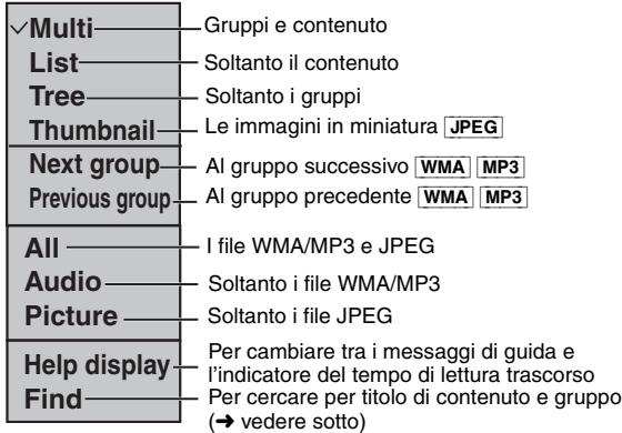 PANASONIC DVD-S47EG - Mentre il menu è visualizzato, premere [DISPLAY]. - 1