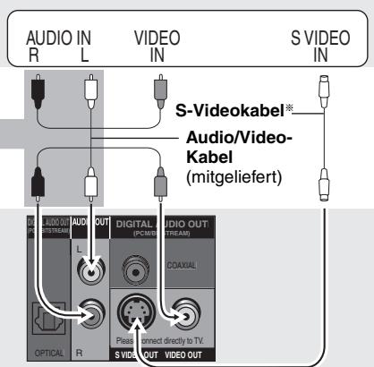 PANASONIC DVD-S47EG - SCHRITT 2 Anschlieben an ein Fernsehgerät - 1