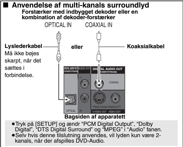PANASONIC DVD-S47EG - Saat netledningen i forbindelse til sidst - 2