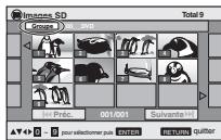 PANASONIC DVD-LX95 - Lecture à partir d'une rubrique sélectionnée (Menu navigation) - 4