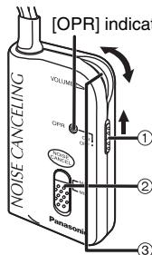 PANASONIC DVD-LX95 - Turning on the noise canceling function - 1