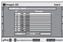 PANASONIC DVD-LX95 - Lecture à partir d'une rubrique sélectionnée (Menu navigation) - 6