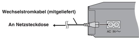 PANASONIC DVD-S1 - Schlieben Sie zuletzt das Wechselstromkabel an - 1
