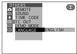 SHARP VIEWCAM Z - Setting the Language - 5