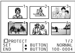 SHARP VIEWCAM Z - To cancel the protection setting - 2