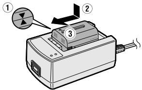 SHARP VIEWCAM Z - Charging the Battery Pack - 1