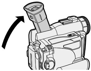 SHARP VIEWCAM Z - Lift up the viewfinder. - 1