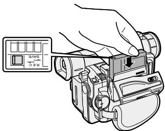 SHARP VIEWCAM Z - Inserting a Mini DV Cassette - 2