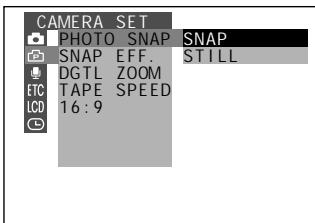 SHARP VIEWCAM Z - Selecting Still Recording Mode - 4
