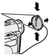 SHARP VIEWCAM Z - Using the Lens Cap - 2