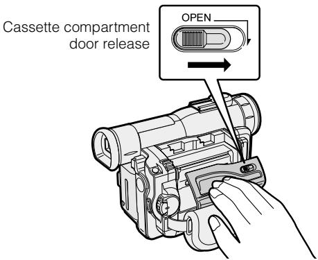 SHARP VIEWCAM Z - Inserting a Cassette - 1