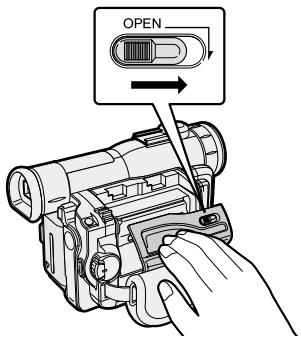 SHARP VIEWCAM Z - Inserting a Mini DV Cassette - 1
