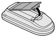 SHARP VIEWCAM Z - Installing the Batteries in the Remote Control - 4