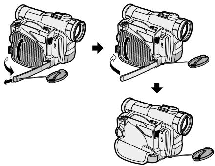 SHARP VIEWCAM Z - Using the Lens Cap - 1