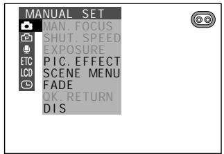 SHARP VIEWCAM Z - Type of Scene Settings - 2
