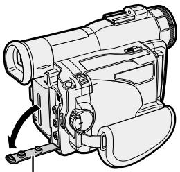 SHARP VIEWCAM Z - Open the jack cover on the camcorder. - 1