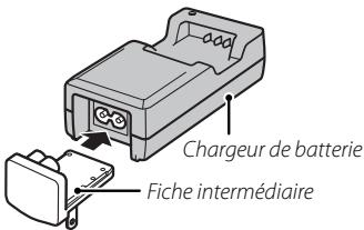 FUJIFILM XF1 - Fixez la fiche intermédiaire. - 1