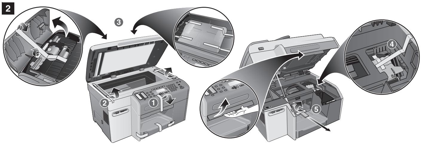 HP OFFICEJET 9100 ALL-IN-ONE PRINTER - Step 1: Check the package contents. - 1