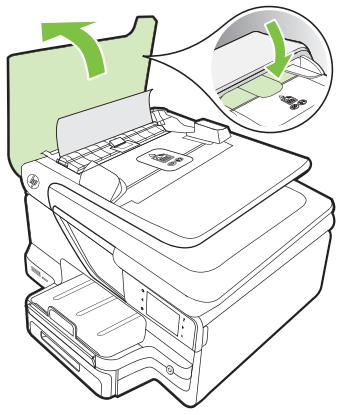 HP OJ PRO 8600 PLUS, OFFICEJET PRO 8600 - Pour éliminer un bourrage papier à partir du bac d'alimentation automatique - 1
