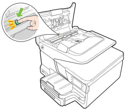 HP OJ PRO 8600 PLUS, OFFICEJET PRO 8600 - Pour éliminer un bourrage papier à partir du bac d'alimentation automatique - 3