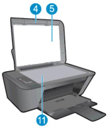 HP DESKJET 2547 - Composants de l'imprimante - 2