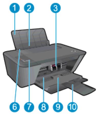 HP DESKJET 2547 - Composants de l'imprimante - 1