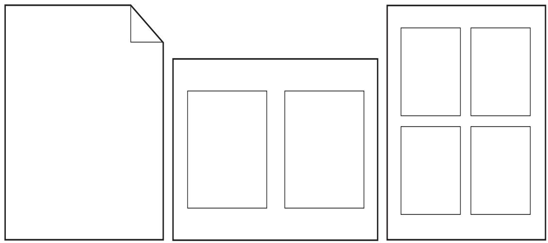HP LASERJET 9040 - Impression de plusieurs pages sur une seule feuille de papier - 1