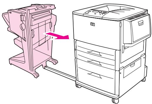 HP LASERJET 9040 - Pour supprimer les bourrages dans le finisseur multifonction - 10