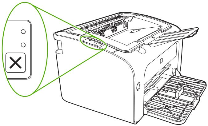 HP LASERJET P1006 - Etat des voyants - 1