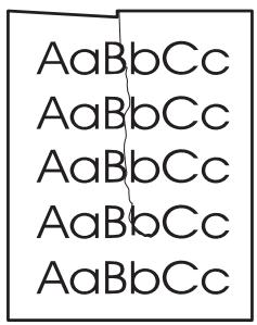 HP LASERJET P1006 - Froissures ou pliures - 1