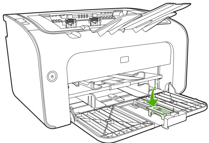 HP LASERJET P1006 - Réglage du bac pour un support court (HP LaserJet P1002/P1003/P1004/P1005 uniquement) - 2