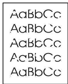 HP LASERJET P1006 - Caractères manquants - 1